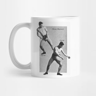 Charge Bayonets! Vintage Physical Culture Exercise Mug